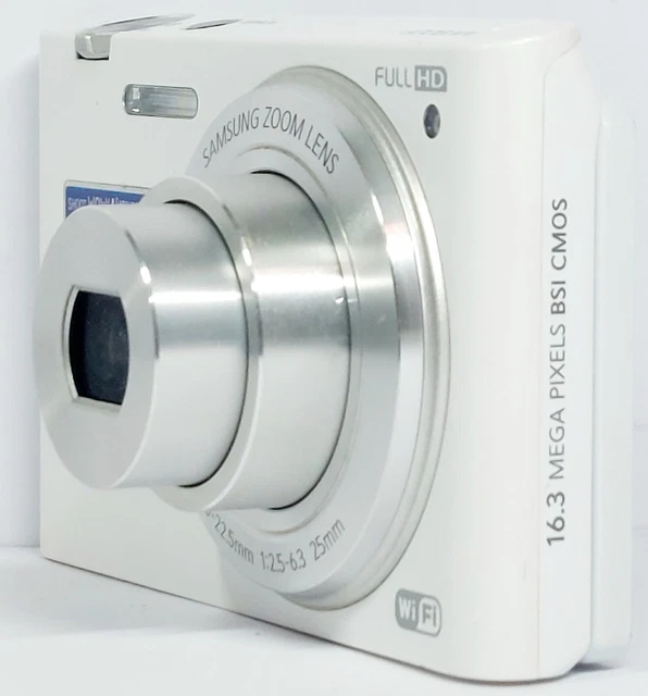 Samsung MV Series MV900F 16.3MP Wi-Fi White Digital Flip Camera Vlogging
