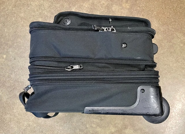 Tumi Alpha Expandable Organizer Laptop Rolling Ballistic Nylon Briefcase 2206D3 13