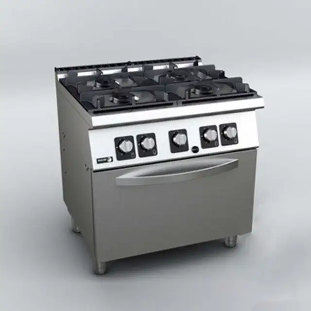 Fagor Kore 700 4 Burner Gas Range with Gas Oven - C-G741H GRS-C-G741H