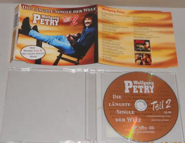 Single CD  Wolfgang Petry - Die längste Single der Welt Teil 2 1999