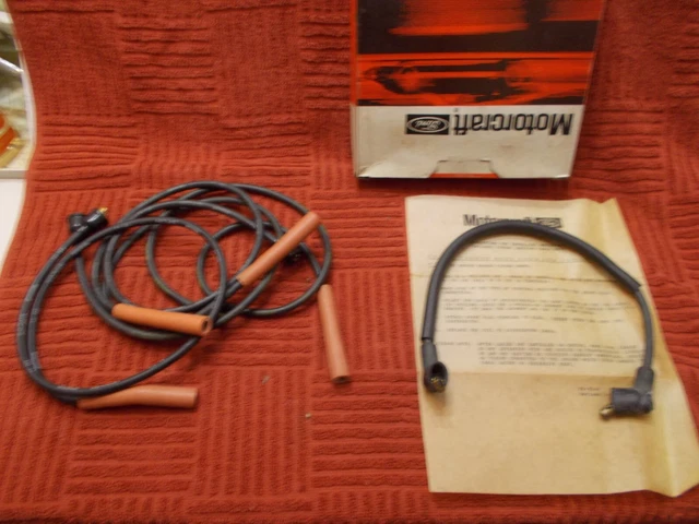74 1974 NOS Motorcraft PINTO Spark Plug Wires WR-3867 4 Cylinder Tailored Set