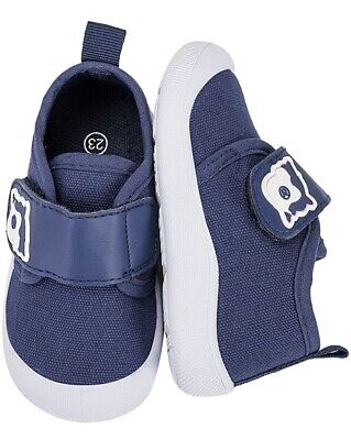 Baby Infant Toddlers Boys Girls First Walking Shoes Trainers Canvas UK 4 NEW