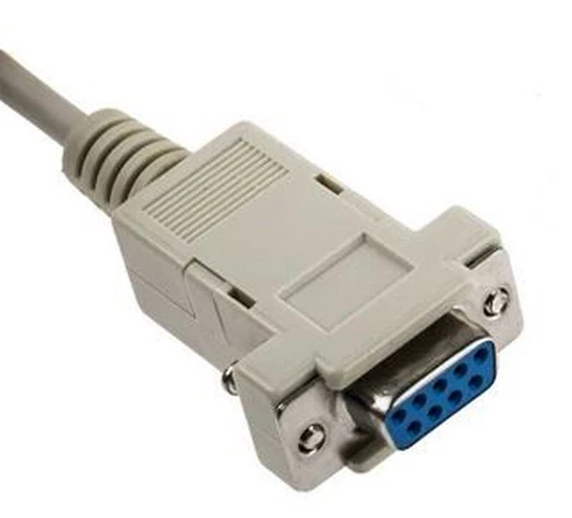 Câble Série Null Modem DB9 DB25 2,5 Mètres - Pour Transfert De Données Entre Appareils