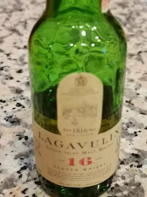 Lagavulin 16 Aged Years Single Islay Malt Whisky Mignon Miniature Rara Old 5Cl 2