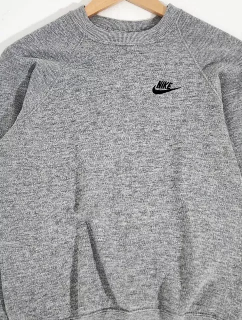 VINTAGE 80S/90S KIDS Gray Nike Swoosh Crewneck Sweatshirt Sz. Youth XL ...