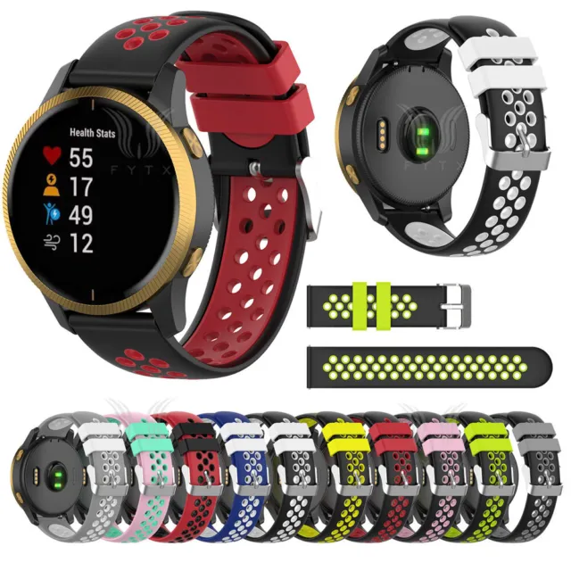 Für Garmin Vivoactive 5 4 4S 3 Vivomove 3 Venu 3 3S 2S sq Silikon Sport Armband