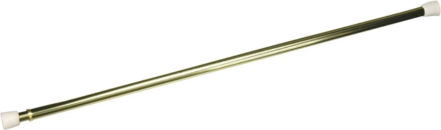 Kenney A7004213342 Tension Rod, 18-To-28-Inch Width, 7/16-Inch Diameter, Brass