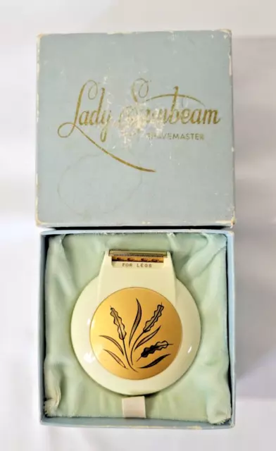Lady Sunbeam Electric Shaver Vintage Model LS with Box