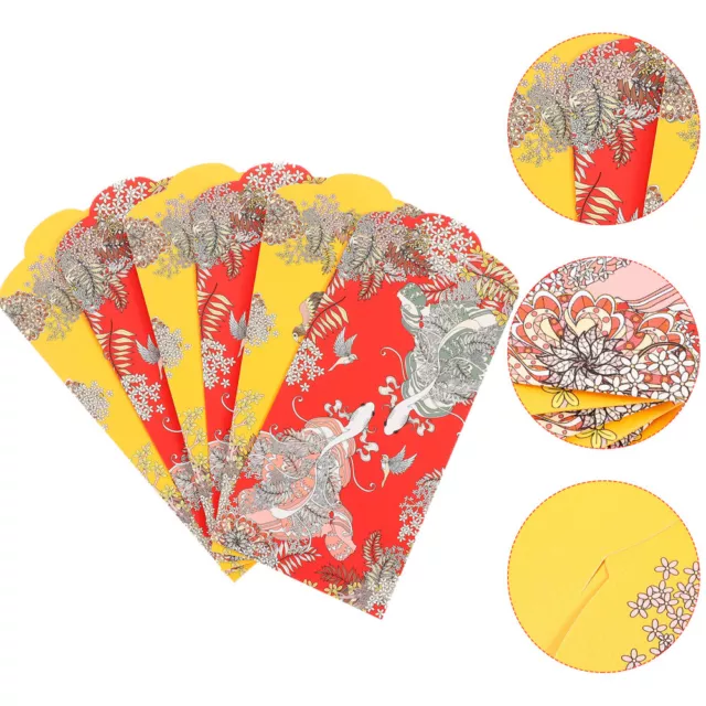 20 Pcs Red Envelope Bag Money Bags Chinese New Year Japanese Envelopes Wedding