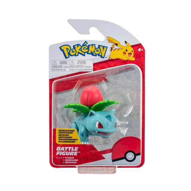 Pokémon Figura De Batalla Coleccionable Pikachu + Chikorita
