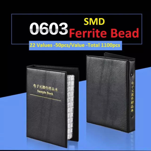 0603 SMD Ferrite Bead Samples Book Assorted Kits Component