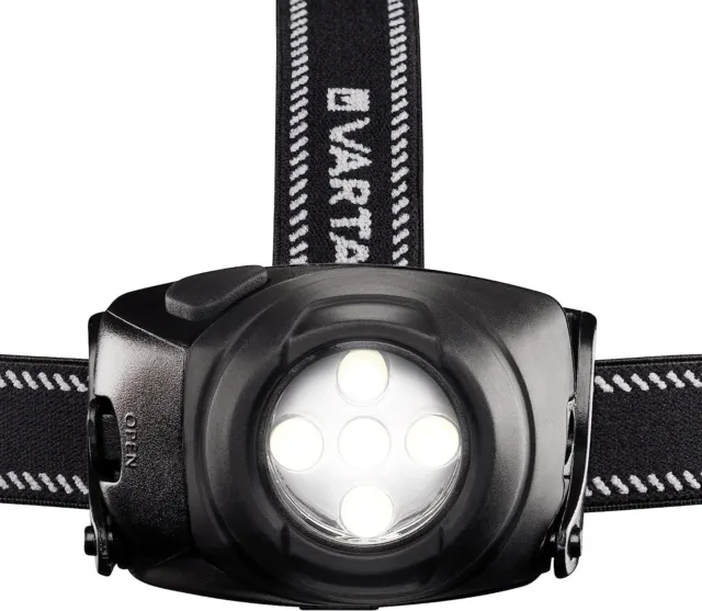 Varta LAMPE FRONTALE  LEDs Indestructible Head Light 3AAA, extrêmement robuste.. 2