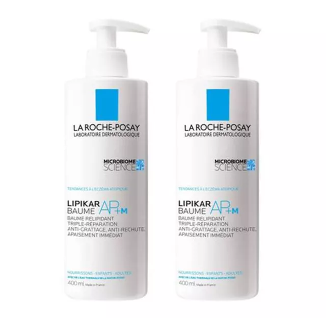 LA ROCHE POSAY Baume AP+M Baume Relipidant Lot 2 X 400ml - 12/24