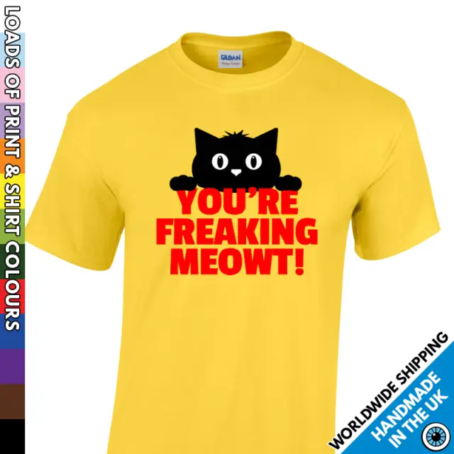 Maglietta bambini Cat Lover - Funny Freaking Meowt - T-shirt bambini gattino miagolio