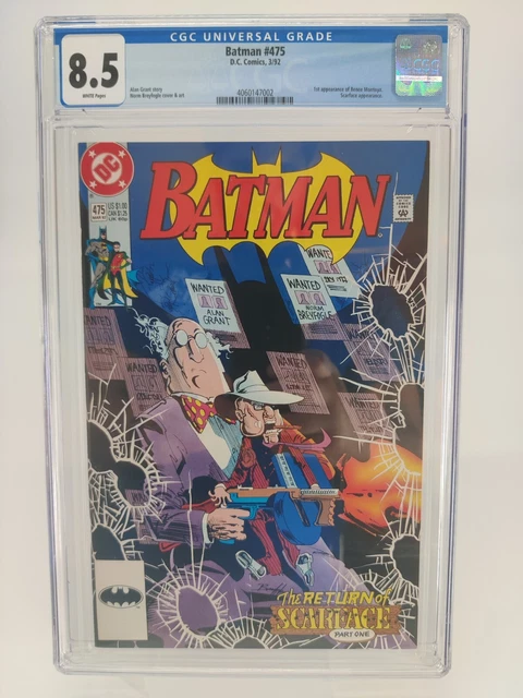*CGC 8.5* BATMAN #475  - 1st App Appearance RENEE MONTOYA - DC 1992