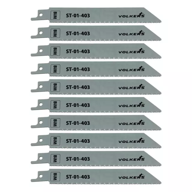 10 Stück BiMetall Säbelsägeblatt L-150mm Z-1,8 mm Sägeblatt für Metall PVC Holz