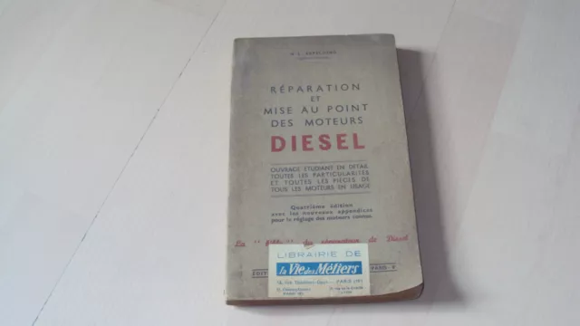 livre REPARATION ET MISE AU POINT DES MOTEURS DIESEL