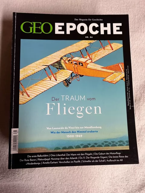 Geo Epoche Nr. 86 - Der Traum vom Fliegen