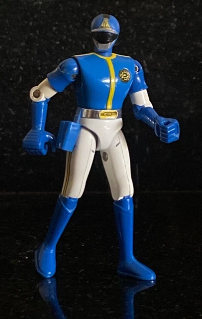 VTG POWER RANGERS Kagaku Sentai Dynaman Blue Chogokin Figure POPY Japan