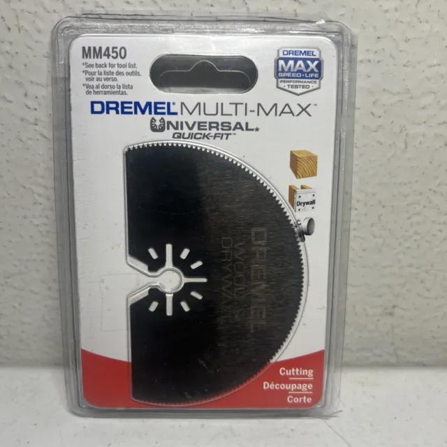 Dremel Multi-Max Genuine Oscillating Blade # MM450 3" Wood & Drywall Saw Blade