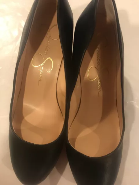 Jessica Simpson Black Wedge Shoe Size 9.5