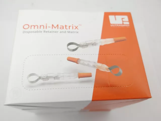 ULTRADENT OMNI-MATRIX Matrice jetable REF 7701 6.5mm Wingless .025mm ORANGE 48pk