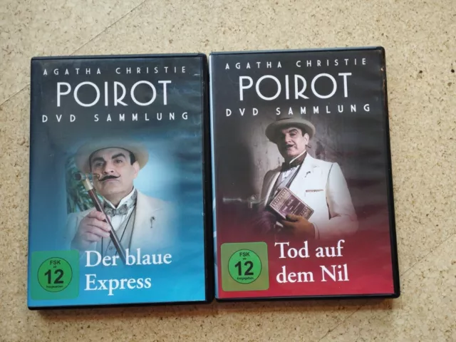 Agatha Christie's Hercule Poirot Spielfilme auf 2  DVDs   deutsch
