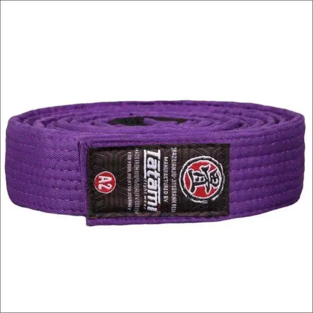 Tatami Fightwear BJJ Rank Belt - Purple BJJ Rank Judo A1 A2 A3