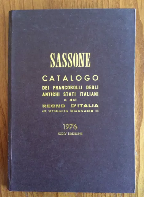 Sassone Catalogo Dei Francobolli Degli Antichi Stati Italiani - 1976 -