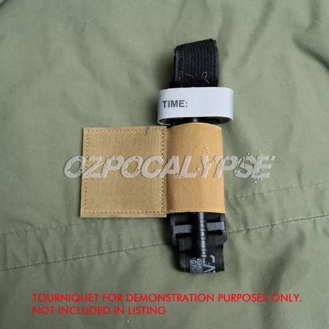Tactical Slim Tourniquet Holder - khaki molle belt ifak medical sord aid army