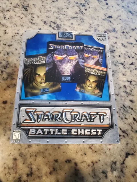 StarCraft Battle Chest 1998 Blizzard PC Windows Mac Complete