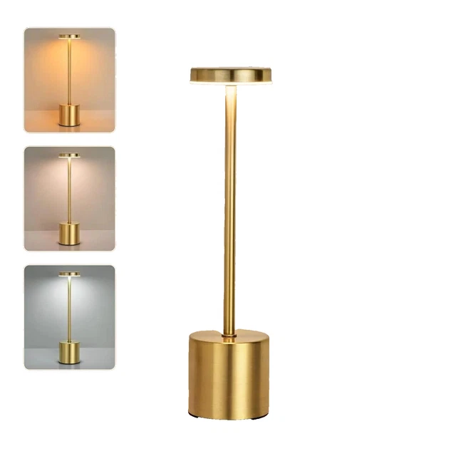 Lampe De Bureau LED Diboniur Sans Fil - Batterie 2400mAh, 3 Températures De Couleur, Luminosité Réglable