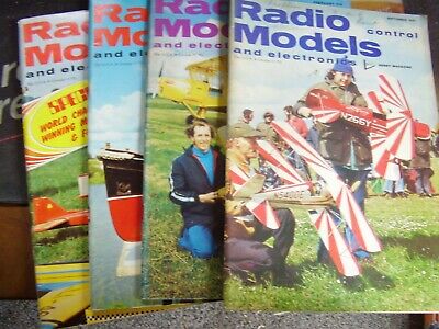 Job Lot X 4 1975 1976 Rcm&E Radio Control Models And Electronics  Magazines