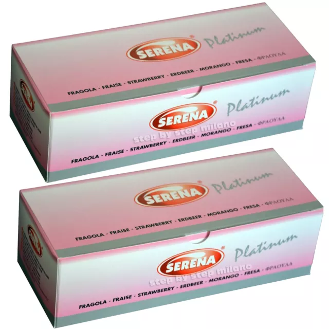 Preservativi Serena FRAGOLA aromatizzati rossi 288 Profilattici 2 box scatole