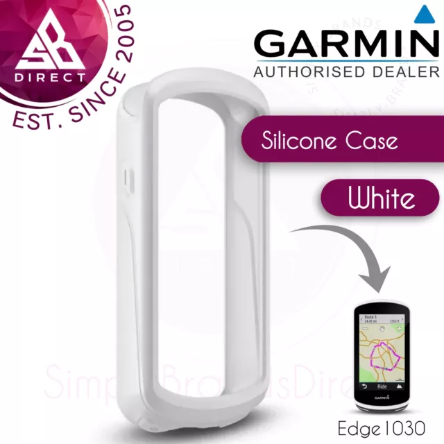 Garmin Silicone Case│Protective Cover│For Edge 1030 GPS Bike Computer│White