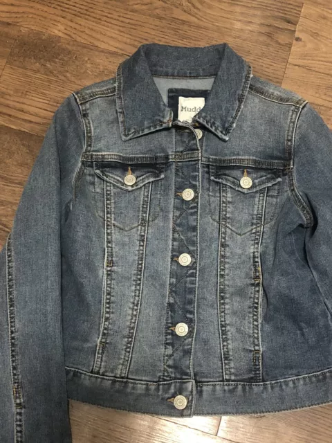 Mudd Girls Denim Jacket with Stretch - Size 12 Excellent Condition. Preowned