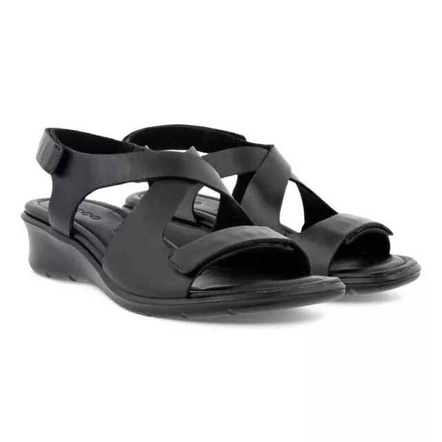 ECCO Felicia Sandal Black Dress SIZE 37 /US 6-6.5 (130.00)