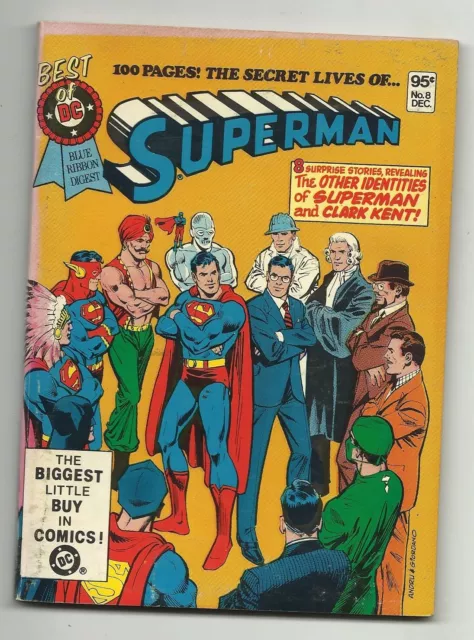 Best of DC Blue Ribbon Digest #8 - Superman - Batman - Flash - VG/FN 5.0