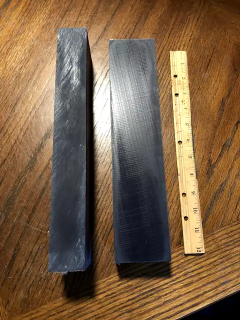 Black Delrin 1 1/2" x 2 5/8" x 12, qty = 2