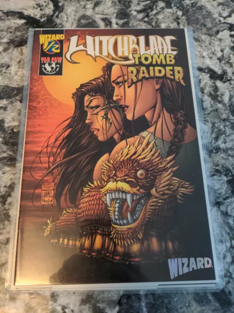 Witchblade/Tomb Raider #1/2 Michael Turner Wizard Mail away half issue