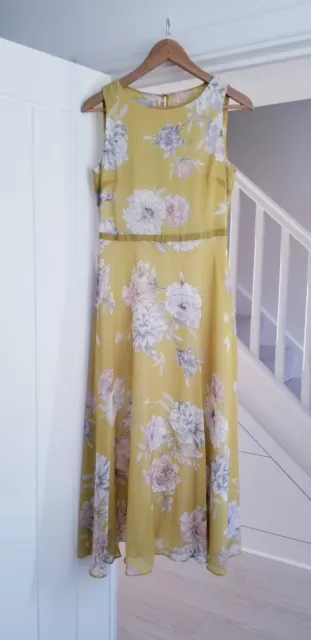Hobbs yellow carly dress cheap