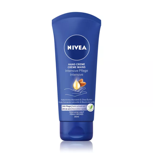 Nivea Crème pour les Mains Soin Avec Amande Huile 24h Intensif 75ml 3er Pack