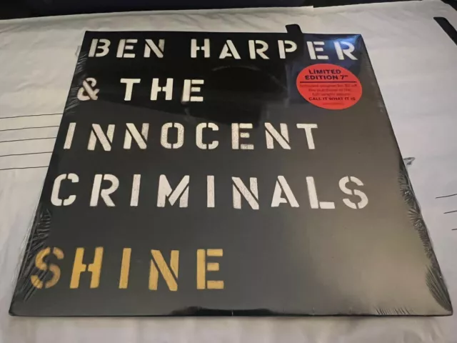 Ben Harper & The Innocent Criminals Rare Shine Limited Edition 7” Vinyl Record