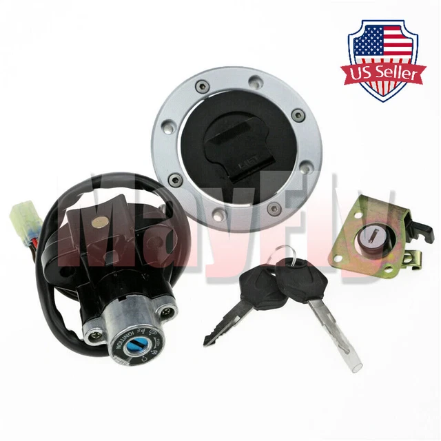 IGNITION SWITCH LOCK Fuel Gas Cap Key Set Fit For Suzuki GSXR600/750/
