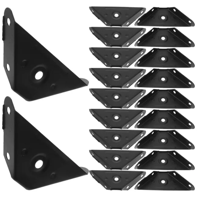 20 pezzi connettore angolare mobili triangolo supportato angolo robusto