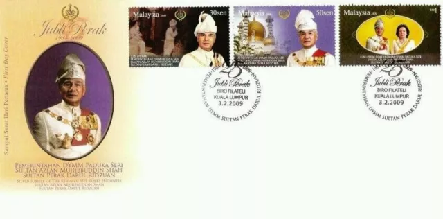 Silbernes Jubiläum von Sultan Perak Malaysia 2009 King People Leader Royal...