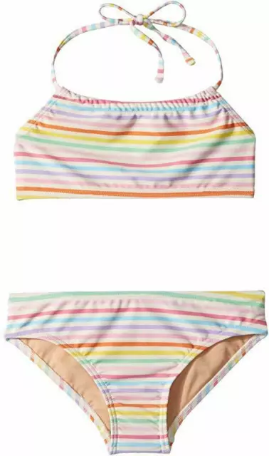 Support bandeau arc-en-ciel Toobydoo Baby Girl bikini, arc-en-ciel, 9/10 Big Kids