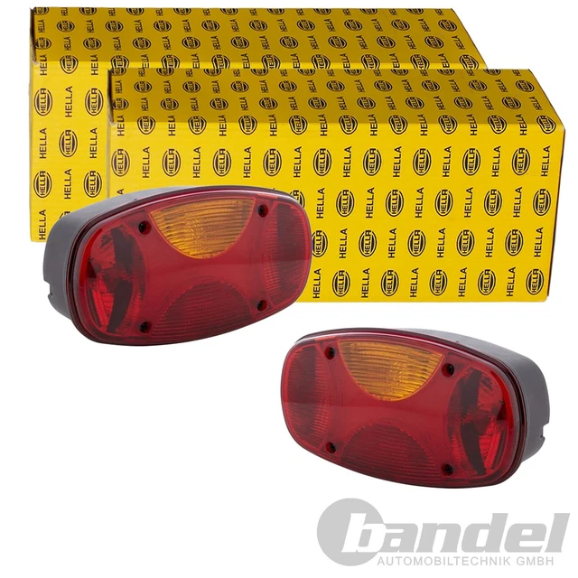 HELLA 12V 24V LED RÜCKLEUCHTE ROT RECHTS 2SB 013 399-047