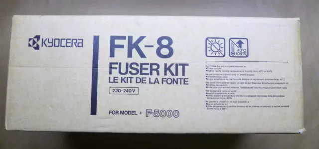 Original Kyocera Kit de Fusor Unidad Calefacción FK-8 para F-5500 F-5000 En Ovp