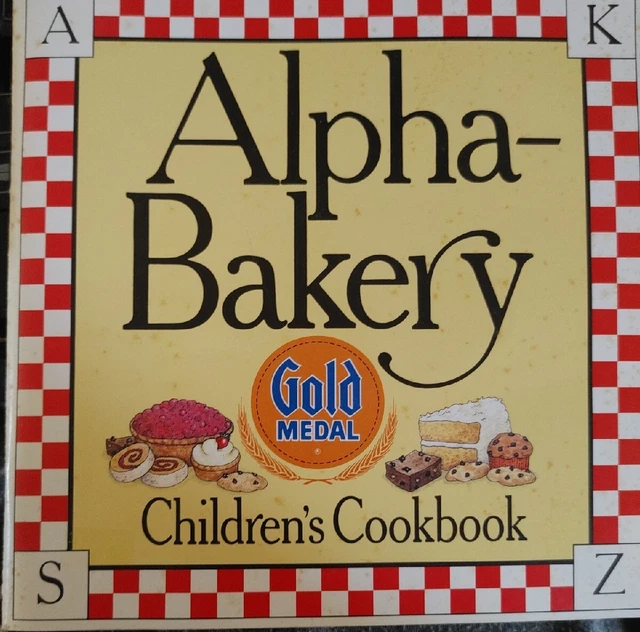 Alpha Bakery Children’s Cookbook Vintage 1987 Gold Medal Flour Co. D5
